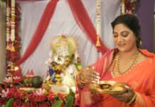 Bollywood Glitters at Actress Sunita Bawa’s Grand Ganpati Celebrations