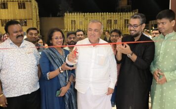 Ramalinga Reddy and Gopinath Reddy Inaugurate 10th Year Durga Puja Celebration by Sukriti Cultural Association at Sarjapura