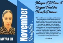 Mayaa SH Pens A Cryptic Note For Those In Distress…