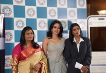 Winngoo Pages – App Launch Event Winngoo Pages, mobile application, actress Mirnalini Ravi, Reena Josaph, Winngoo Pages India, Community Business Directory platform