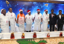 Festive Cheer Begins at Accord Metropolitan with Grand Cake Mixing Ceremony Accord Metropolitan, Chennai, Venkatesh Bhat, Celebrity Chef, Accord Hotels and Resorts, Christmas Cake Mixing Ceremony,