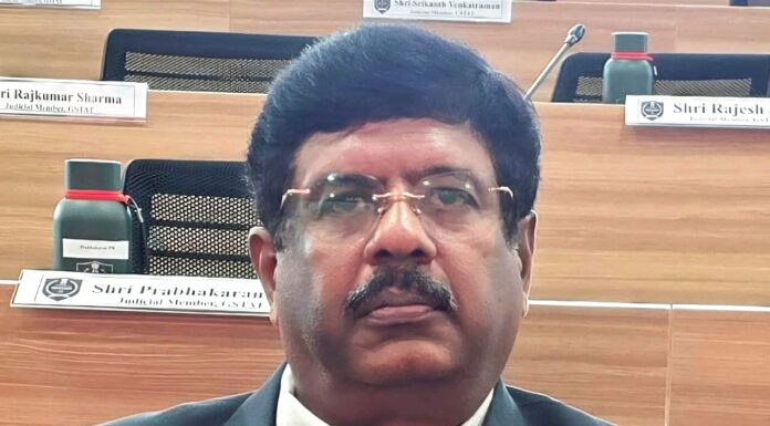 Sri Bhaskar Reddy Vemireddy Posted as Judicial Member of Andhra Pradesh GST Appellate Tribunal
