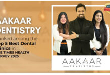 Aakaar Dentistry Ranked 5th in Times Health Survey Among Mumbai’s Finest Clinics
