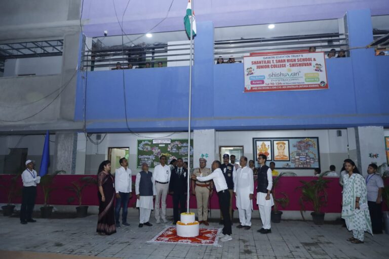 The Republic Day Celebration, Shantilal T. Shah High School and Junior College, Shishuvan, Nallasopara East,