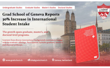 GradSchool (Graduate School of Geneva) Reports 30% Increase in International Student Intake