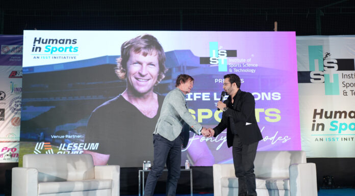 Jonty Rhodes Inspires Future Sports Professionals at ISST’s “Life Lessons Through Sports” Initiative in Pune