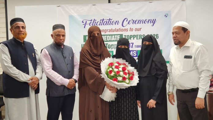Hafsa Begum Among State Toppers, Brings Pride to MS Education Academy