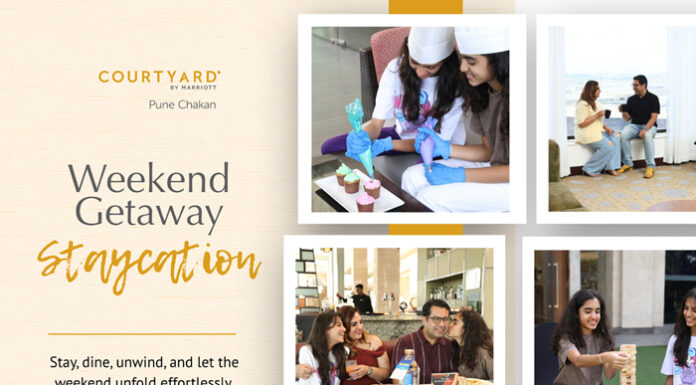 Relax, Dine & Unwind: A Curated Weekend Staycation in Courtyard By Marriott Pune Chakan Courtyard By Marriott Pune Chakan, Weekend Getaway Staycation,