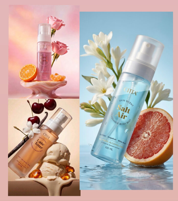 CITTA, SkinScents, alcohol-free body mists