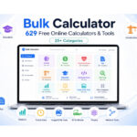 Tired of Searching Different Websites for Simple Calculations? This Founder Built One Place for Everything Bulk Calculator, Online Calculator, Free Digital Tools, Calculator Website, Productivity Tools