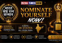 High Authority Award: Bharat Shreshtha Ratna Sanman 2026 by India Times Now Set to Open Nominations for India’s Emerging and Inspiring Achievers High Authority Award, Bharat Shreshtha Ratna Sanman 2026, India Times Now,