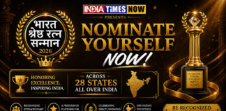 High Authority Award: Bharat Shreshtha Ratna Sanman 2026 by India Times Now Set to Open Nominations for India’s Emerging and Inspiring Achievers High Authority Award, Bharat Shreshtha Ratna Sanman 2026, India Times Now,