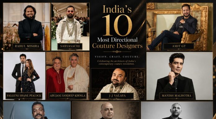 India’s 10 Most Directional Couture Designers