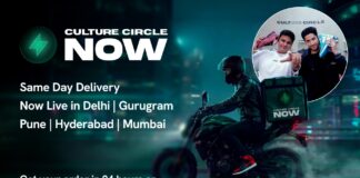 Culture Circle launches CCNow, bringing same-day delivery to premium and luxury with an on-time delivery guarantee starting in Hyderabad, Pune, Delhi and Mumbai