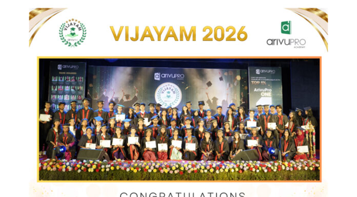 Vijayam 2026: ArivuPro Academy Celebrated the Success of Future Finance and Business Leaders