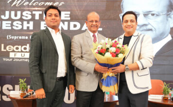Dr Vivek Bindra Hosts Former Supreme Court Justice Rajesh Bindal, One of India’s Most Respected Judicial Reformers and Champion of Technology-Led Court Reforms, at Bada Business Leadership Funnel Program (LFP)