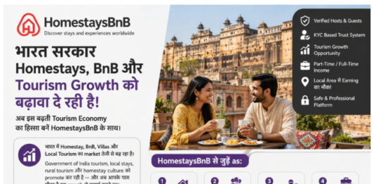 HomestaysBnB Sets Out to Transform Indian Tourism With a Trust-Driven, Opportunity-First Platform
