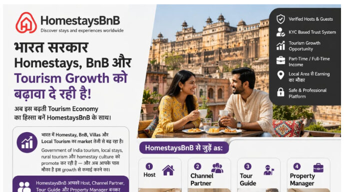 HomestaysBnB Sets Out to Transform Indian Tourism With a Trust-Driven, Opportunity-First Platform