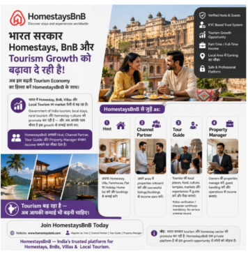 HomestaysBnB Sets Out to Transform Indian Tourism With a Trust-Driven, Opportunity-First Platform