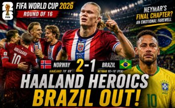 Norway 2–1 Brazil: Haaland Ends Brazil’s Dream as Neymar Bids an Emotional Farewell Dr. (HC) Prachetan Potadar