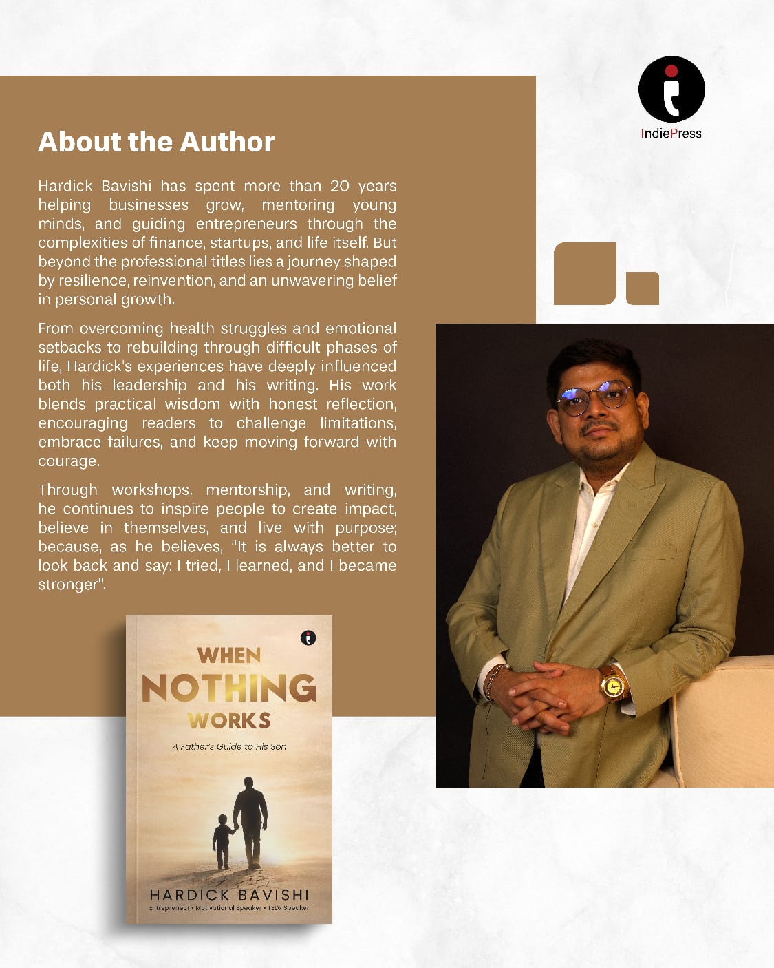 Author Hardick Bavishi,