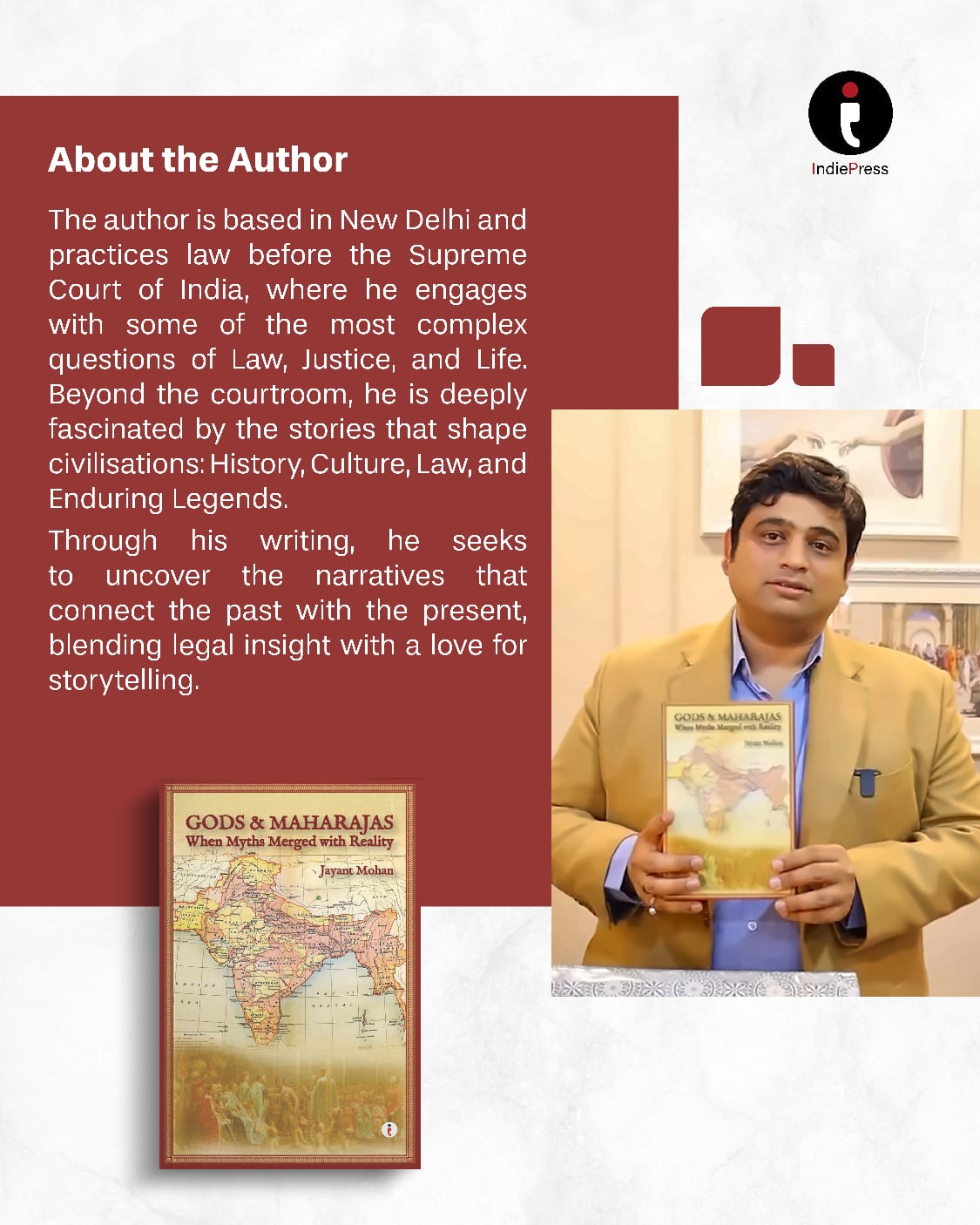 GODS & MAHARAJAS by Author Jayant Mohan